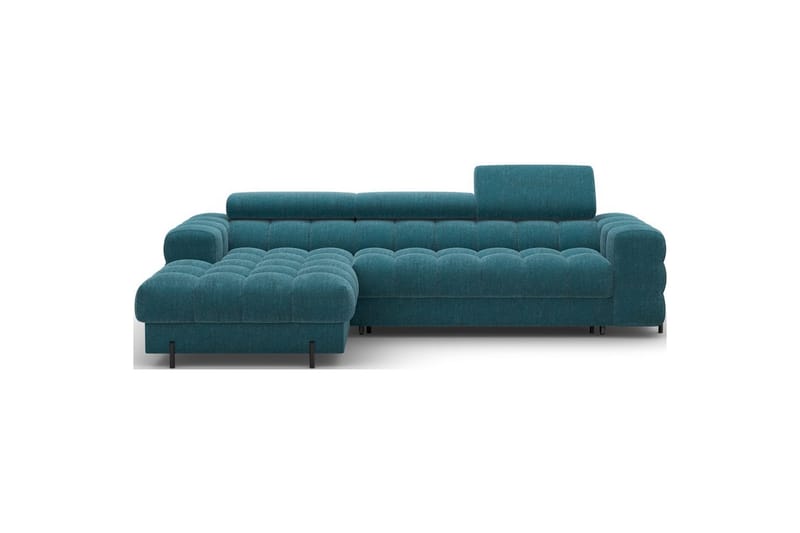 Hörnsoffa Eltap Felro 285x181x93 cm - Amore 40, Blå, Vänster - Möbler - Soffa - Bäddsoffa