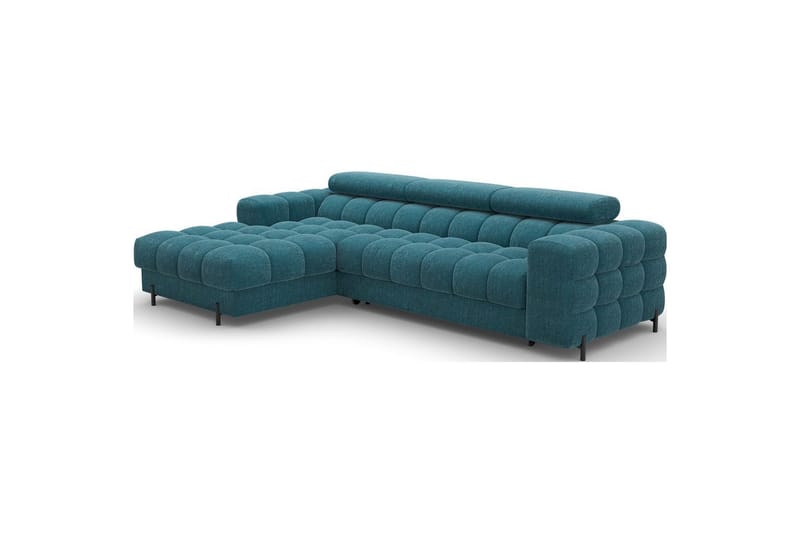 Hörnsoffa Eltap Felro 285x181x93 cm - Amore 40, Blå, Vänster - Möbler - Soffa - Bäddsoffa