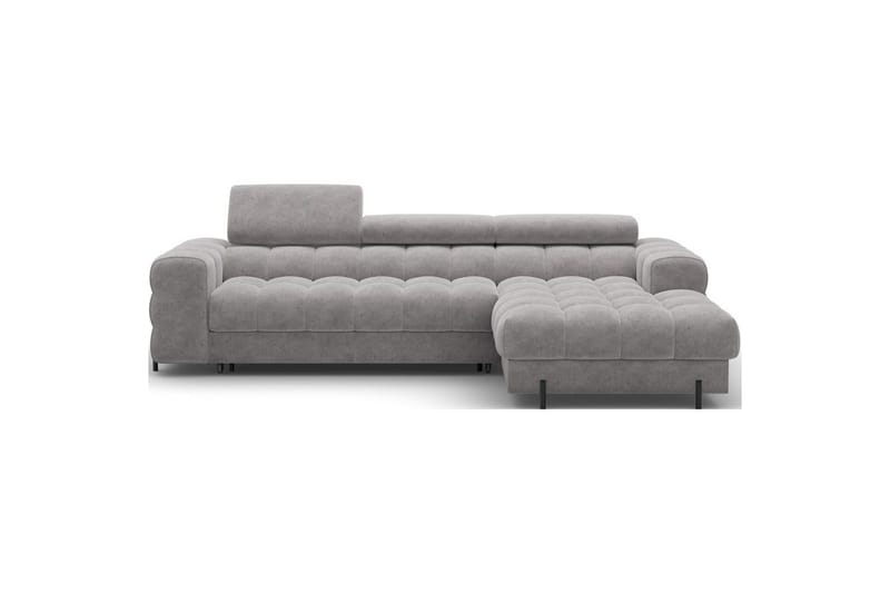 Hörnsoffa Eltap Felro 285x181x93 cm - Aura 04, Grå, Höger - Möbler - Soffa - Bäddsoffa