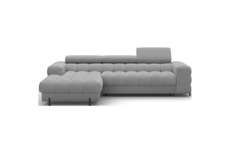 Hörnsoffa Eltap Felro 285x181x93 cm - Aura 04, Grå, Vänster - Möbler - Soffa - Bäddsoffa