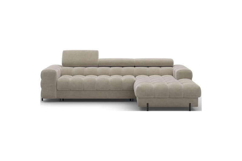 Hörnsoffa Eltap Felro 285x181x93 cm - Aura 18, Beige, Höger - Möbler - Soffa - Bäddsoffa