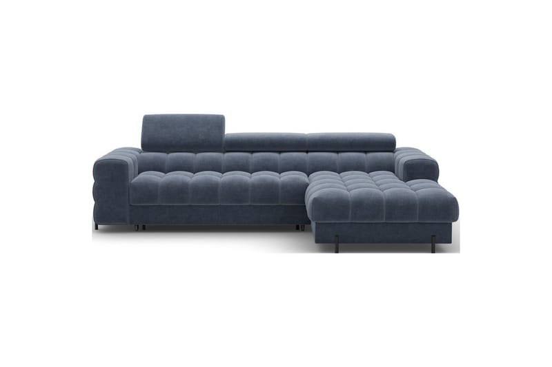Hörnsoffa Eltap Felro 285x181x93 cm - Aura 40, Blå, Höger - Möbler - Soffa - Bäddsoffa