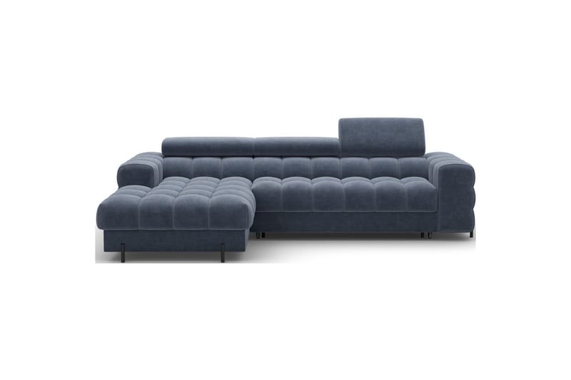 Hörnsoffa Eltap Felro 285x181x93 cm - Aura 40, Blå, Vänster - Möbler - Soffa - Bäddsoffa