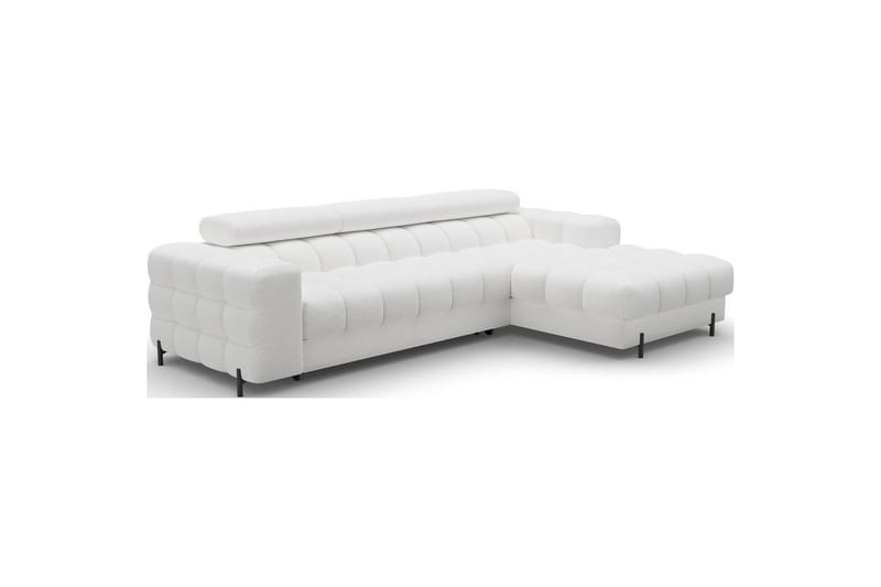 Hörnsoffa Eltap Felro 285x181x93 cm - Royal 01, Vit, Höger - Möbler - Soffa - Bäddsoffa