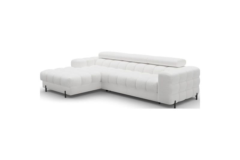 Hörnsoffa Eltap Felro 285x181x93 cm - Royal 01, Vit, Vänster - Möbler - Soffa - Bäddsoffa