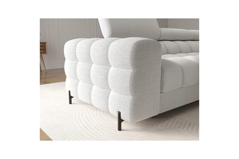 Hörnsoffa Eltap Felro 285x181x93 cm - Royal 03, Grå, Höger - Möbler - Soffa - Bäddsoffa