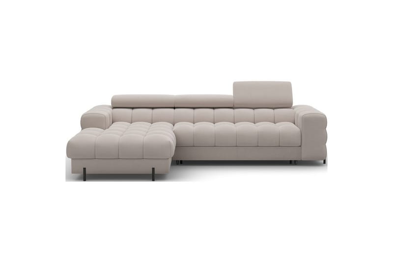 Hörnsoffa Eltap Felro 285x181x93 cm - Royal 18, Beige, Vänster - Möbler - Soffa - Bäddsoffa