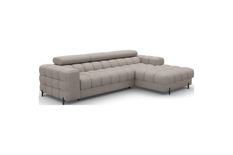 Hörnsoffa Eltap Felro 285x181x93 cm - Royal 20, Beige, Höger - Möbler - Soffa - Bäddsoffa