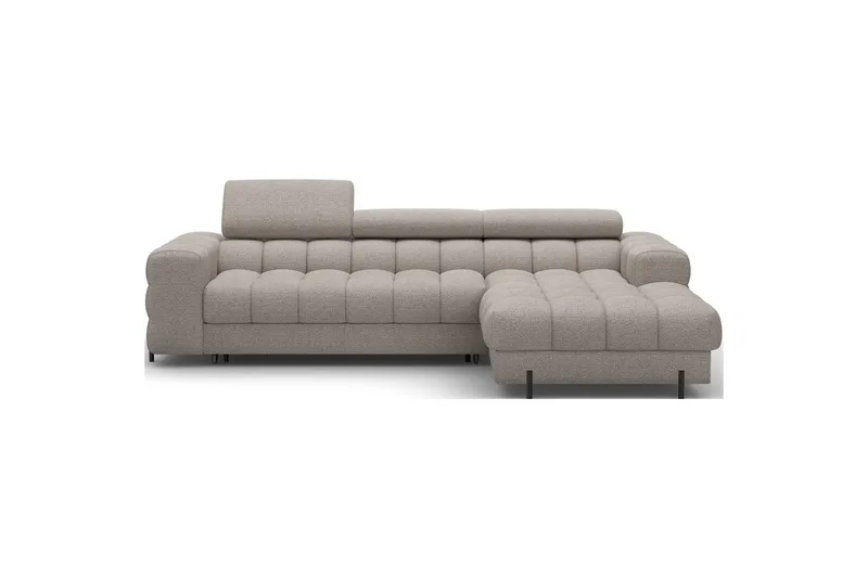 Hörnsoffa Eltap Felro 285x181x93 cm - Royal 20, Beige, Höger - Möbler - Soffa - Bäddsoffa