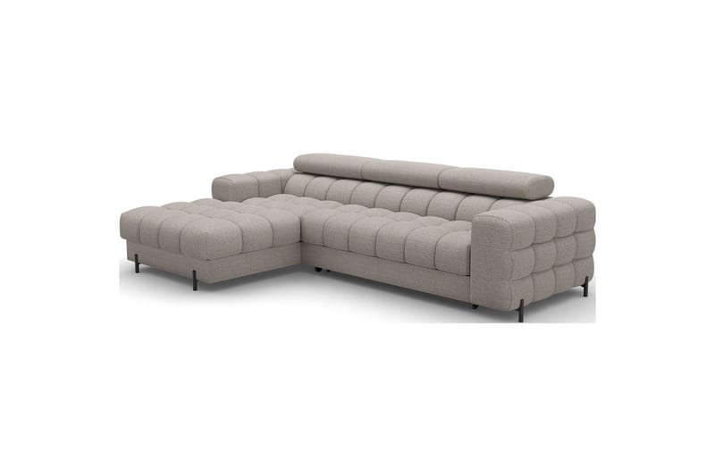 Hörnsoffa Eltap Felro 285x181x93 cm - Royal 20, Beige, Vänster - Möbler - Soffa - Bäddsoffa