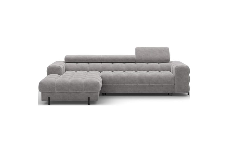 Hörnsoffa Eltap Felro 285x181x93 cm - Sola 04, Grå, Vänster - Möbler - Soffa - Bäddsoffa