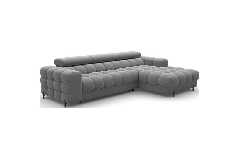 Hörnsoffa Eltap Felro 285x181x93 cm - Sola 06, Mörkgrå, Höger - Möbler - Soffa - Bäddsoffa