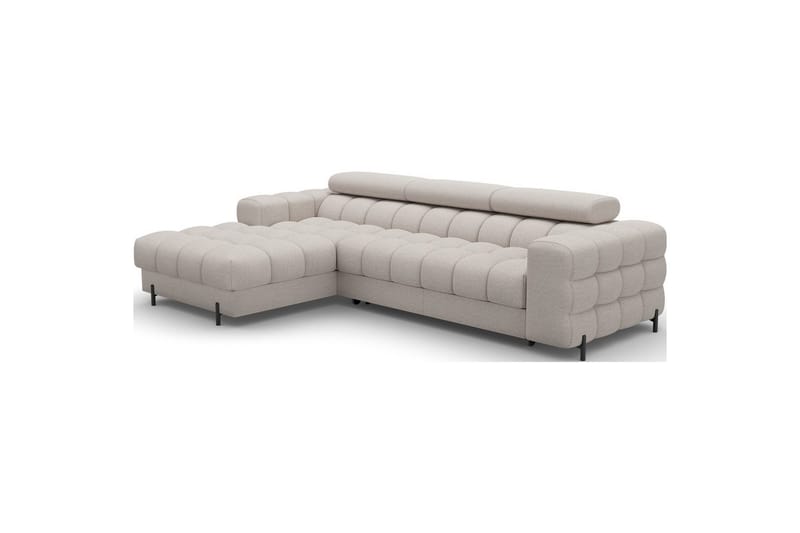Hörnsoffa Eltap Felro 285x181x93 cm - Sola 18, Beige, Vänster - Möbler - Soffa - Bäddsoffa