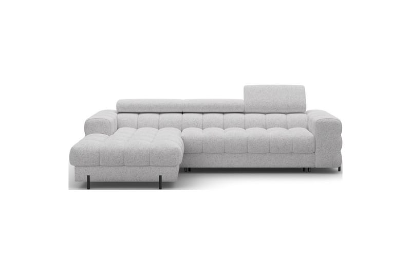 Hörnsoffa Eltap Felro 285x181x93 cm - Pellerito 03, Grå, Vänster - Möbler - Soffa - Bäddsoffa