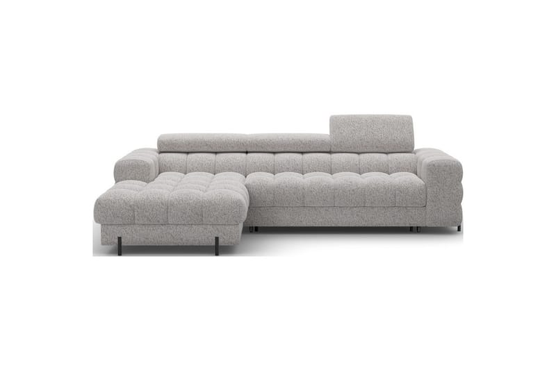 Hörnsoffa Eltap Felro 285x181x93 cm - Pellerito 20, Grå, Vänster - Möbler - Soffa - Bäddsoffa