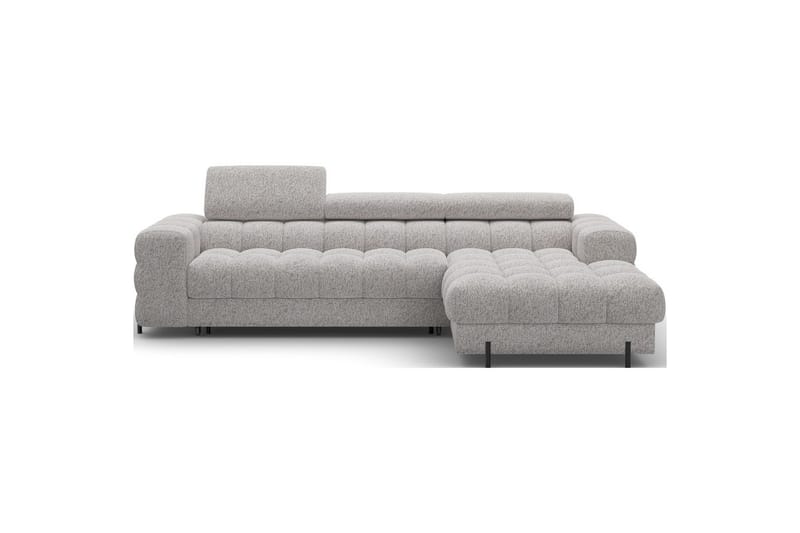 Hörnsoffa Eltap Felro 285x181x93 cm - Pellerito 20, Grå, Höger - Möbler - Soffa - Bäddsoffa