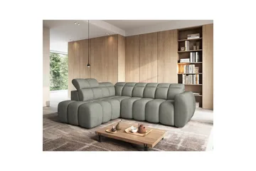 Hörnsoffa Eltap Flconn 258x208x107 cm - Xillar 100, Grön, Vänster - Möbler - Soffa - Bäddsoffa