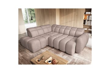 Hörnsoffa Eltap Flconn 258x208x107 cm - Xillar 20, Brun, Vänster - Möbler - Soffa - Bäddsoffa