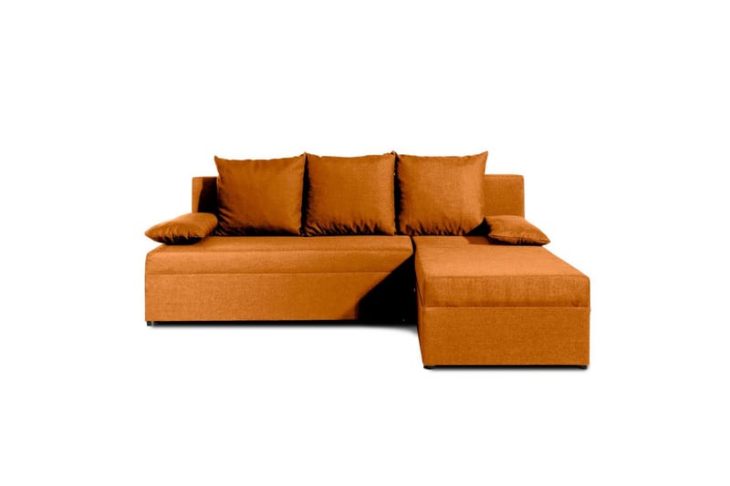 Hörnsoffa Eltap Gino 201x143x90 cm, Nube 45, Gul