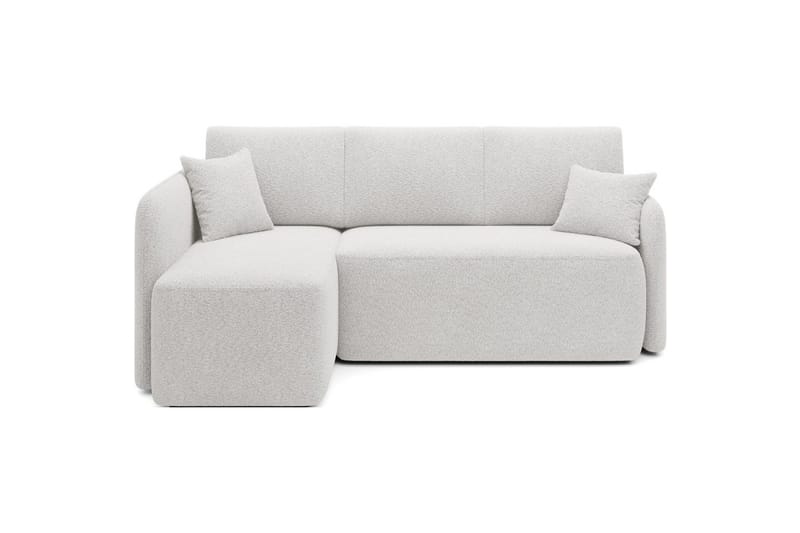 Hörnsoffa Eltap Hadson 206x150x89 cm - Royal 01, Vit, Vänster - Möbler - Soffa - Bäddsoffa