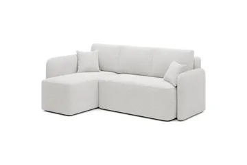 Hörnsoffa Eltap Hadson 206x150x89 cm - Royal 01, Vit, Vänster - Möbler - Soffa - Bäddsoffa
