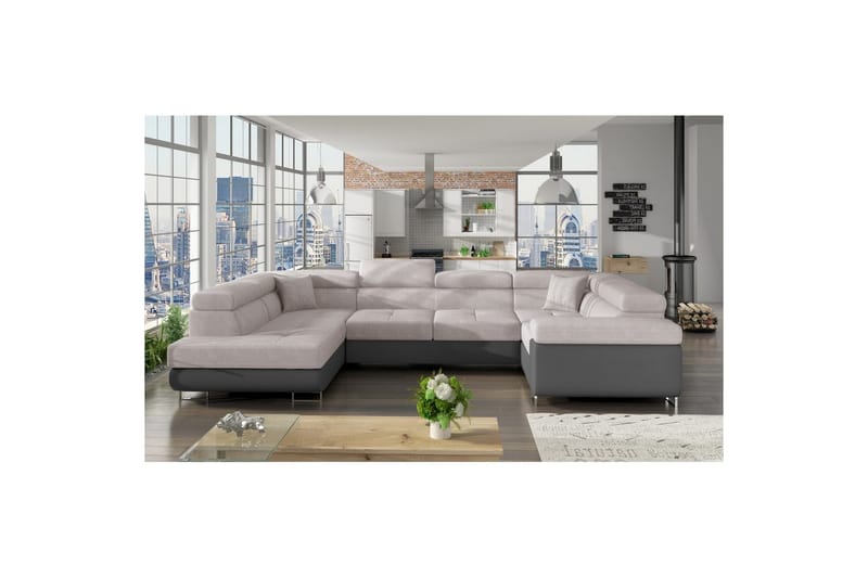 Hörnsoffa Eltap Letto 340x202x90 cm - Soro 83, Soft 29, Vänster - Möbler - Soffa - Bäddsoffa