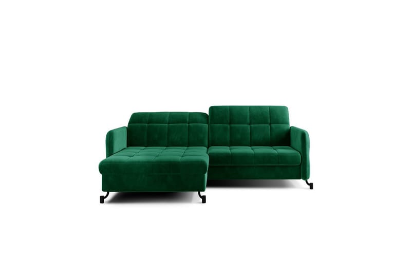 Hörnsoffa Eltap Lorelle 225x160x105 cm - Kronos 19, Mörkgrön, Vänster - Möbler - Soffa - Bäddsoffa