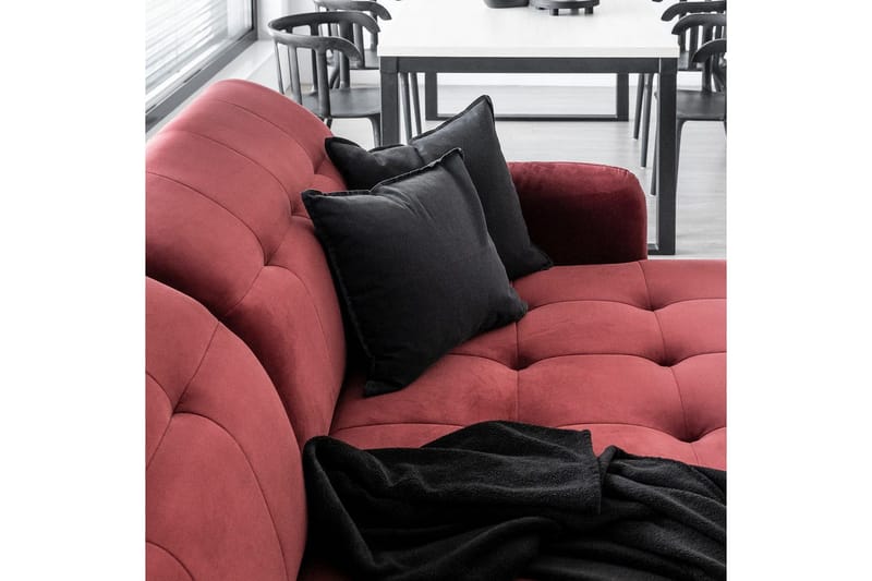 Hörnsoffa Eltap Lorelle 225x160x105 cm - Monolit 37, Grön, Höger - Möbler - Soffa - Bäddsoffa