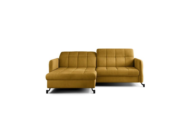 Hörnsoffa Eltap Lorelle 225x160x105 cm, Monolit 48, Gul, Vänster