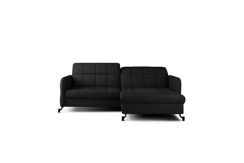 Hörnsoffa Eltap Lorelle 225x160x105 cm - Sawana 14, Svart, Höger - Möbler - Soffa - Bäddsoffa