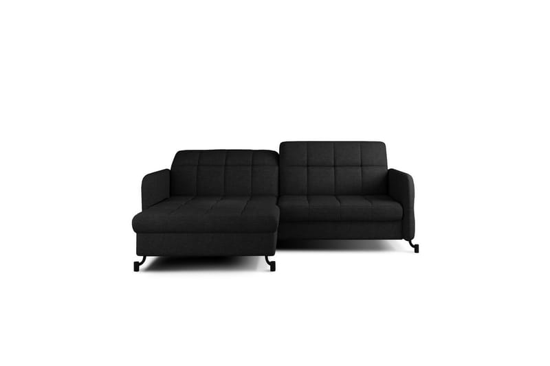 Hörnsoffa Eltap Lorelle 225x160x105 cm - Sawana 14, Svart, Vänster - Möbler - Soffa - Bäddsoffa
