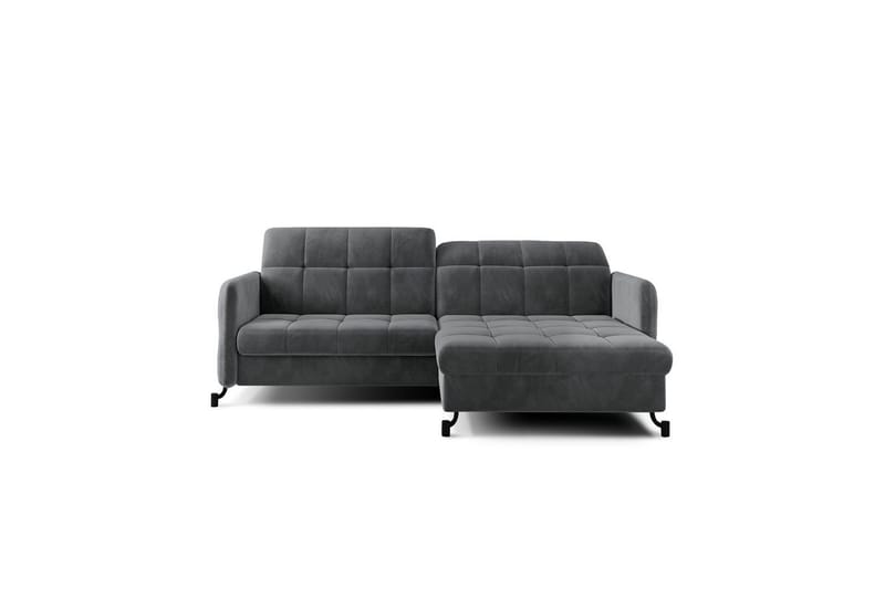 Hörnsoffa Eltap Lorelle 225x160x105 cm - Paros 06, Grå, Höger - Möbler - Soffa - Bäddsoffa