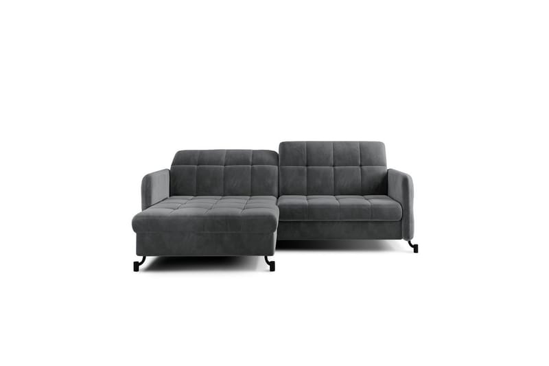 Hörnsoffa Eltap Lorelle 225x160x105 cm - Paros 06, Grå, Vänster - Möbler - Soffa - Bäddsoffa