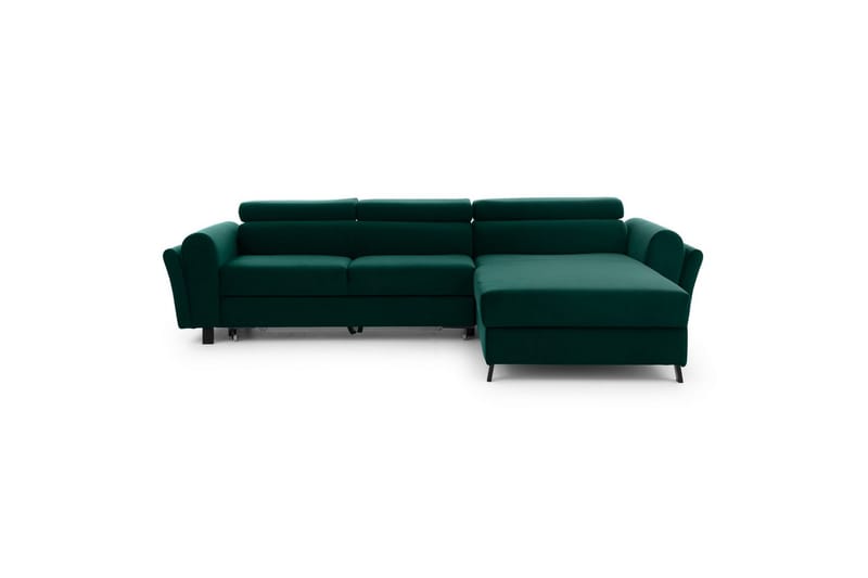 Hörnsoffa Eltap Mariall 288x200x92 cm - Monolith 37, Grön, Höger - Möbler - Soffa - Bäddsoffa