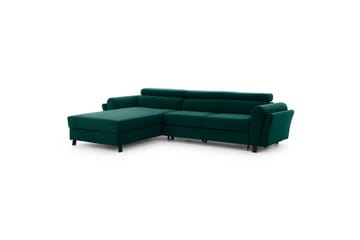 Hörnsoffa Eltap Mariall 288x200x92 cm - Monolith 37, Grön, Vänster - Möbler - Soffa - Bäddsoffa