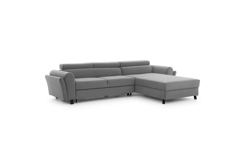 Hörnsoffa Eltap Mariall 288x200x92 cm - Monolith 84, Ljusgrå, Höger - Möbler - Soffa - Bäddsoffa