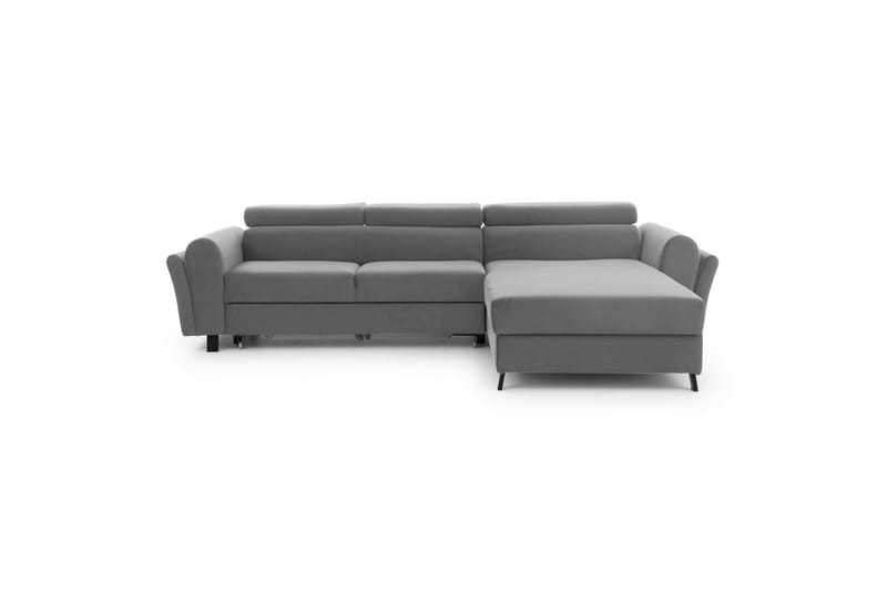 Hörnsoffa Eltap Mariall 288x200x92 cm - Monolith 84, Ljusgrå, Höger - Möbler - Soffa - Bäddsoffa