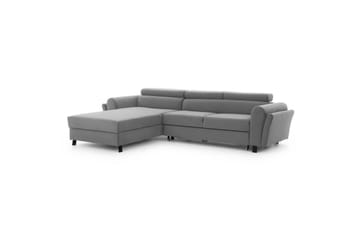 Hörnsoffa Eltap Mariall 288x200x92 cm - Monolith 84, Ljusgrå, Vänster - Möbler - Soffa - Bäddsoffa
