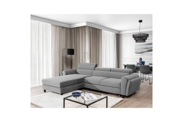 Hörnsoffa Eltap Mariall 288x200x92 cm - Monolith 84, Ljusgrå, Vänster - Möbler - Soffa - Bäddsoffa