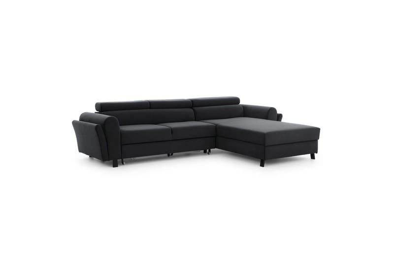 Hörnsoffa Eltap Mariall 288x200x92 cm - Monolith 97, Mörkgrå, Höger - Möbler - Soffa - Bäddsoffa