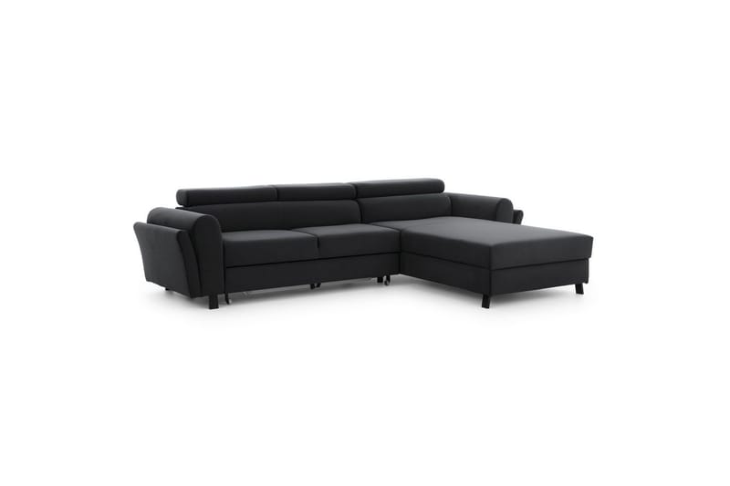 Hörnsoffa Eltap Mariall 288x200x92 cm - Monolith 97, Mörkgrå, Höger - Möbler - Soffa - Bäddsoffa
