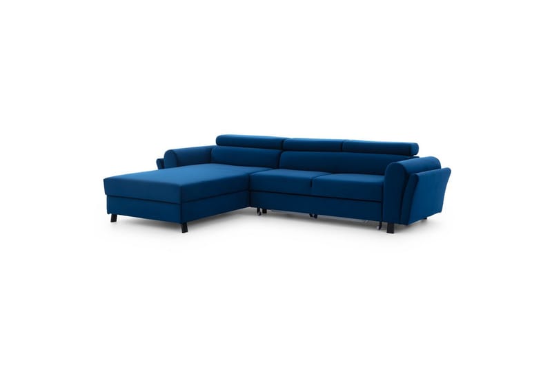 Hörnsoffa Eltap Mariall 288x200x92 cm - Riviera 81, Blå, Vänster - Möbler - Soffa - Bäddsoffa