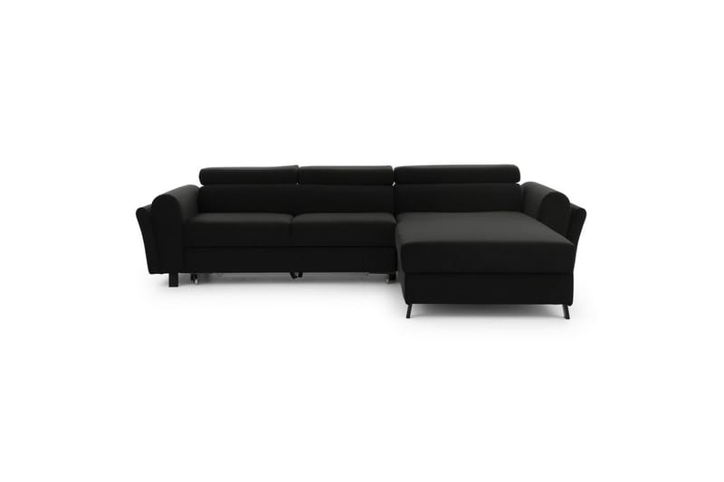 Hörnsoffa Eltap Mariall 288x200x92 cm - Sawana 14, Svart, Höger - Möbler - Soffa - Bäddsoffa