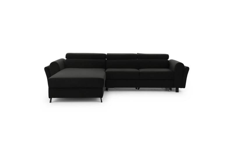 Hörnsoffa Eltap Mariall 288x200x92 cm - Sawana 14, Svart, Vänster - Möbler - Soffa - Bäddsoffa