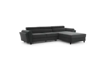Hörnsoffa Eltap Mariall 288x200x92 cm - Paros 06, Grå, Höger - Möbler - Soffa - Bäddsoffa