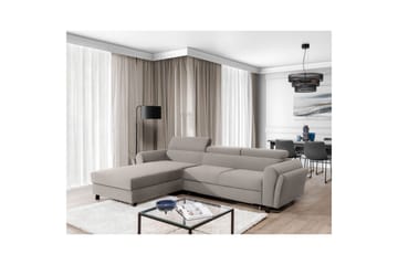 Hörnsoffa Eltap Mariall 288x200x92 cm - Paros 02, Beige, Vänster - Möbler - Soffa - Bäddsoffa