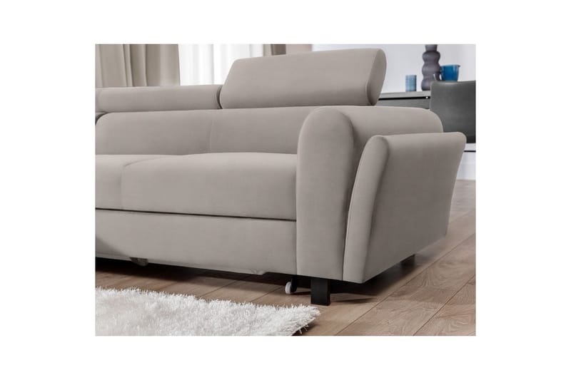 Hörnsoffa Eltap Mariall 288x200x92 cm - Paros 02, Beige, Vänster - Möbler - Soffa - Bäddsoffa