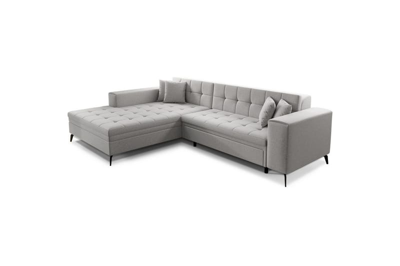 Hörnsoffa Eltap Solange 292x196x84 cm - Överdrag 02, Beige, Vänster - Möbler - Soffa - Bäddsoffa