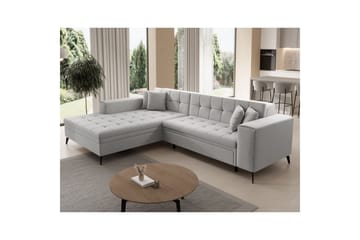 Hörnsoffa Eltap Solange 292x196x84 cm - Överdrag 02, Beige, Vänster - Möbler - Soffa - Bäddsoffa