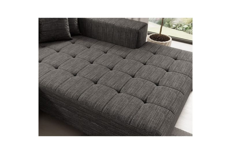 Hörnsoffa Eltap Solange 292x196x84 cm - Berlin 01, Grå, Höger - Möbler - Soffa - Bäddsoffa